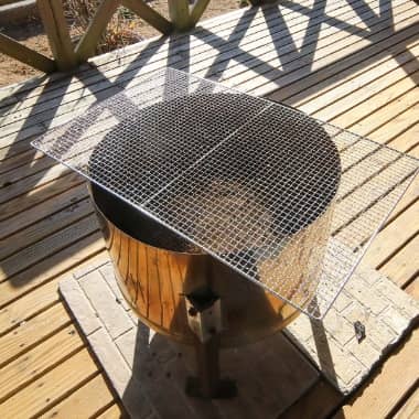 天気の良い日はBBQ